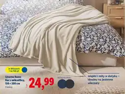 Lidl Livarno Home Koc z mikrofibry, 150 × 200 cm oferta