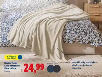 Lidl Livarno Home Koc z mikrofibry, 150 × 200 cm oferta
