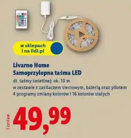 Lidl Livarno Home Samoprzylepna taśma LED oferta