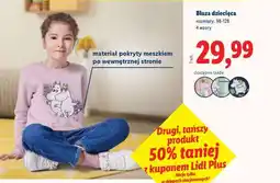Lidl Bluza dziecięca oferta