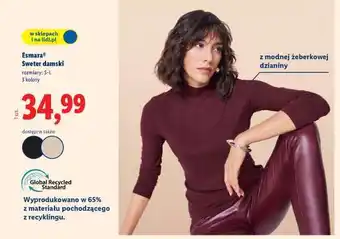 Lidl Esmara Sweter damski oferta