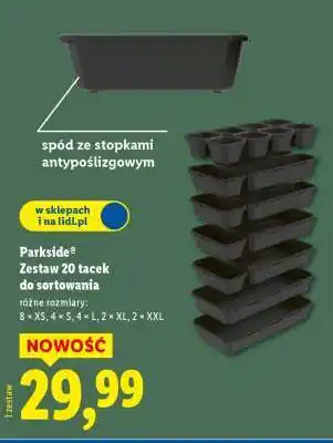 Lidl Parkside Zestaw 20 tacek do sortowania oferta