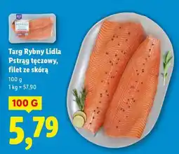 Lidl Targ Rybny Lidla Pstrąg tęczowy, filet ze skórą oferta
