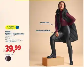 Lidl Esmara Spodnie o wyglądzie skóry oferta