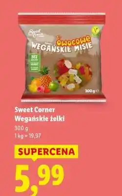 Lidl SWEET CORNER Wegańskie żelki oferta