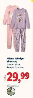 Lidl Piżama dziecięca z bawełny oferta