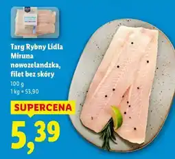 Lidl Targ Rybny Lidla Miruna nowozelandzka, filet bez skóry oferta