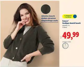 Lidl Esmara Kardigan damski bouclé oferta