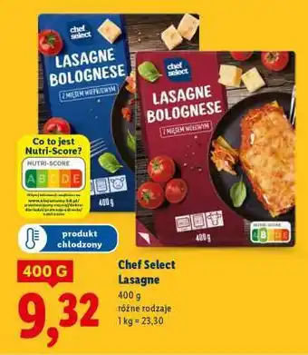 Lidl CHEF SELECT Lasagne oferta