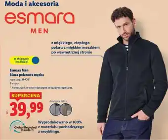 Lidl Esmara Men Bluza polarowa męska oferta