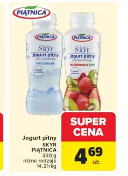 Carrefour Jogurt pitny Piątnica oferta