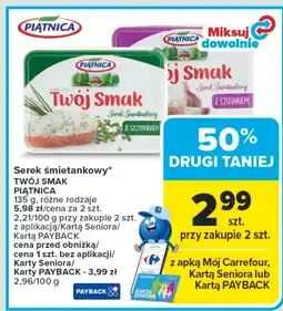 Carrefour Serek śmietankowy Piątnica oferta