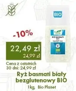 Organic Farma Zdrowia Ryż basmati biały bezglutenowy BIO Bio Planet oferta