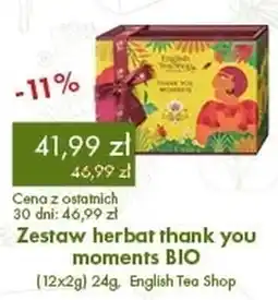 Organic Farma Zdrowia Zestaw herbat thank you moments BIO English Tea Shop oferta