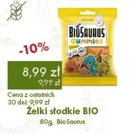 Organic Farma Zdrowia Żelki słodkie BIO, BioSaurus oferta