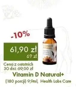 Organic Farma Zdrowia Vitamin D Natural+, Health Labs Care oferta