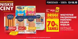 Biedronka Paczkowane parówki kraina wędlin oferta