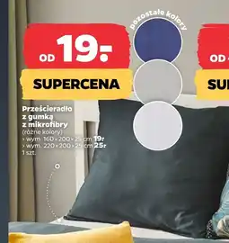 Netto Prześcieradło z gumką z mikrofibry oferta