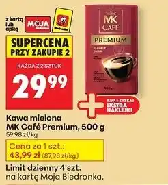 Biedronka Kawa mielona MK Cafe Premium 500g oferta