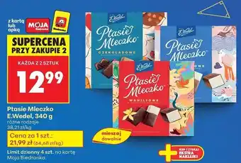 Biedronka Czekoladki czekoladowe E. Wedel Ptasie Mleczko oferta