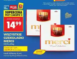 Biedronka Bombonierka czerwona Storck Merci oferta