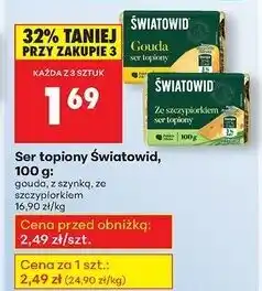 Biedronka Ser ze szczypiorkiem Światowid oferta