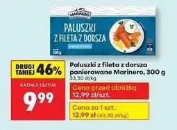 Biedronka Paluszki z fileta dorsza panierowane Marinero oferta