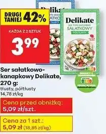 Biedronka Ser sałatkowy typu greckiego półtłusty Delikate oferta