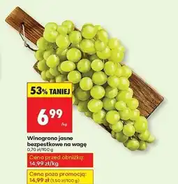 Biedronka Winogrona białe oferta