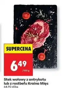 Biedronka Stek wołowy z rostbefu Kraina Mięs oferta