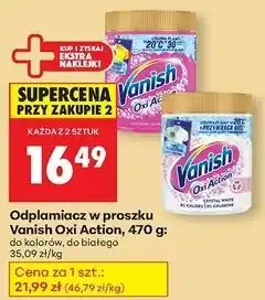 Biedronka Odplamiacz w proszku Vanish Oxi Action oferta