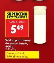 Biedronka Wkład parafinowy 400 g Lumia oferta