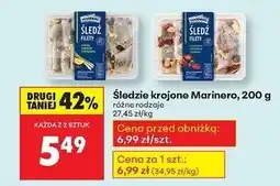 Biedronka Filety śledziowe z pieprzem cytrynowym Marinero oferta