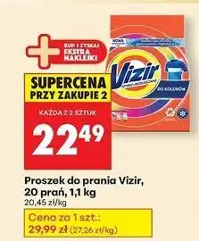 Biedronka Proszek do prania kolor Vizir oferta