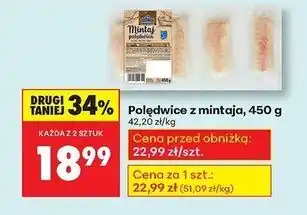 Biedronka Polędwice z mintaja Family Fish oferta