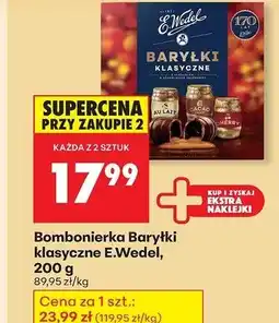 Biedronka Bombonierka E. Wedel Baryłki oferta