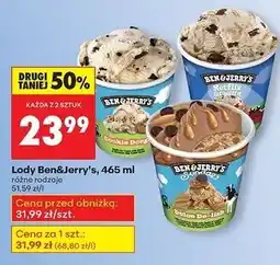 Biedronka Lody dulce de-lish Ben & Jerry's oferta