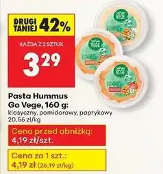 Biedronka Hummus paprykowy Govege oferta