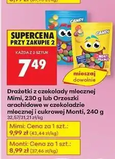 Biedronka Orzeszki arachidowe w czekoladzie mlecznej Candi (Biedronka) oferta