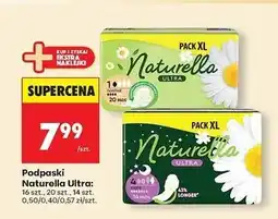 Biedronka Podpaski higieniczne maxi Naturella Ultra oferta