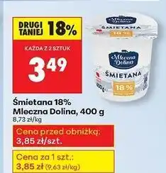 Biedronka Śmietana 18% Mleczna Polana oferta