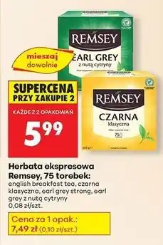 Biedronka Herbata earl grey strong Remsey oferta