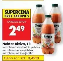 Biedronka Nektar marchew-banan-jabłko Riviva oferta