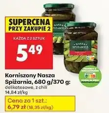 Biedronka Korniszony Nasza Spiżarnia oferta