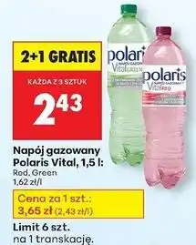 Biedronka Woda green Polaris Vital oferta