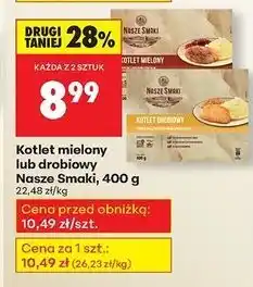 Biedronka Kotlet drobiowy z marchewką i groszkiem puree ziemniaczanym Nasze Smaki oferta