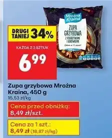 Biedronka Zupa grzybowa z podgrzybkami i borowikami Mroźna Kraina oferta