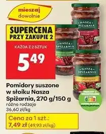 Biedronka Pomidory suszone z pestkami dyni i ziołami Nasza Spiżarnia oferta