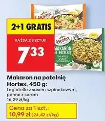 Biedronka Makaron na patelnię penne z sosem serowym Hortex oferta