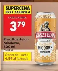 Biedronka Piwo Kasztelan Miodowe oferta